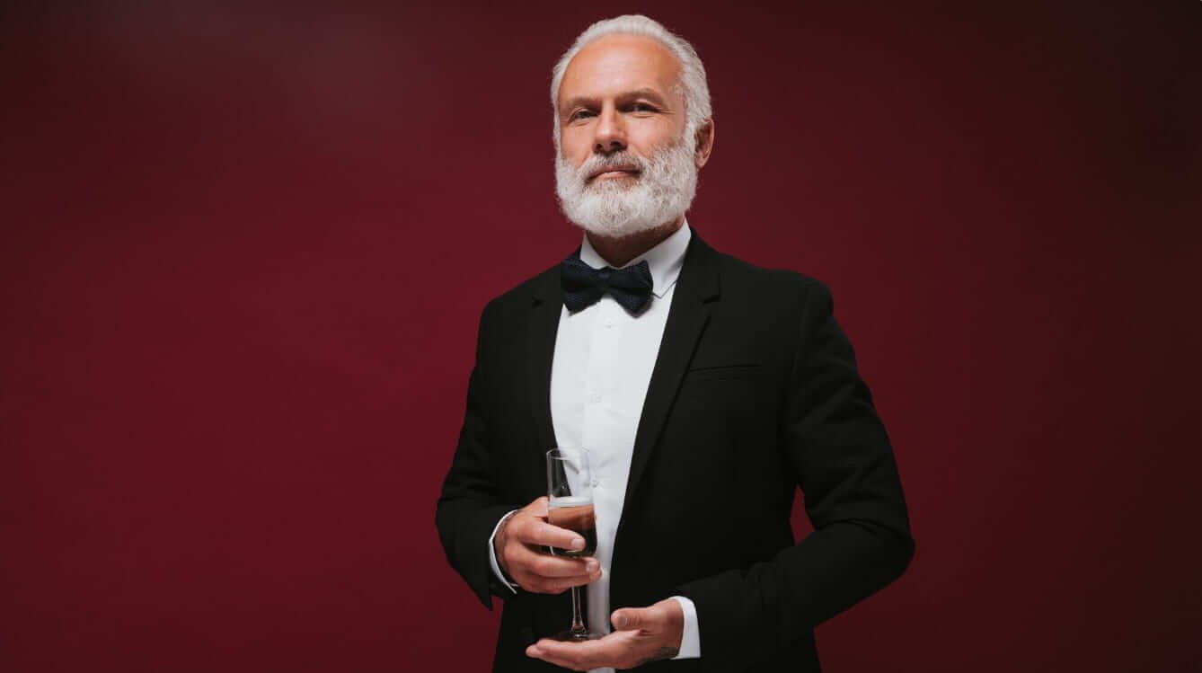 Distinguished mature man in formal attire